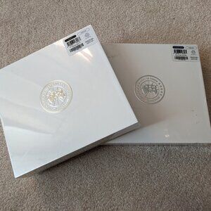 2 Canada Goose Merino Face Masks, Black and Atlantic Navy